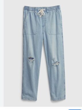 GAP Easy Jeans With Washwell Size Medium Distressed Ripped